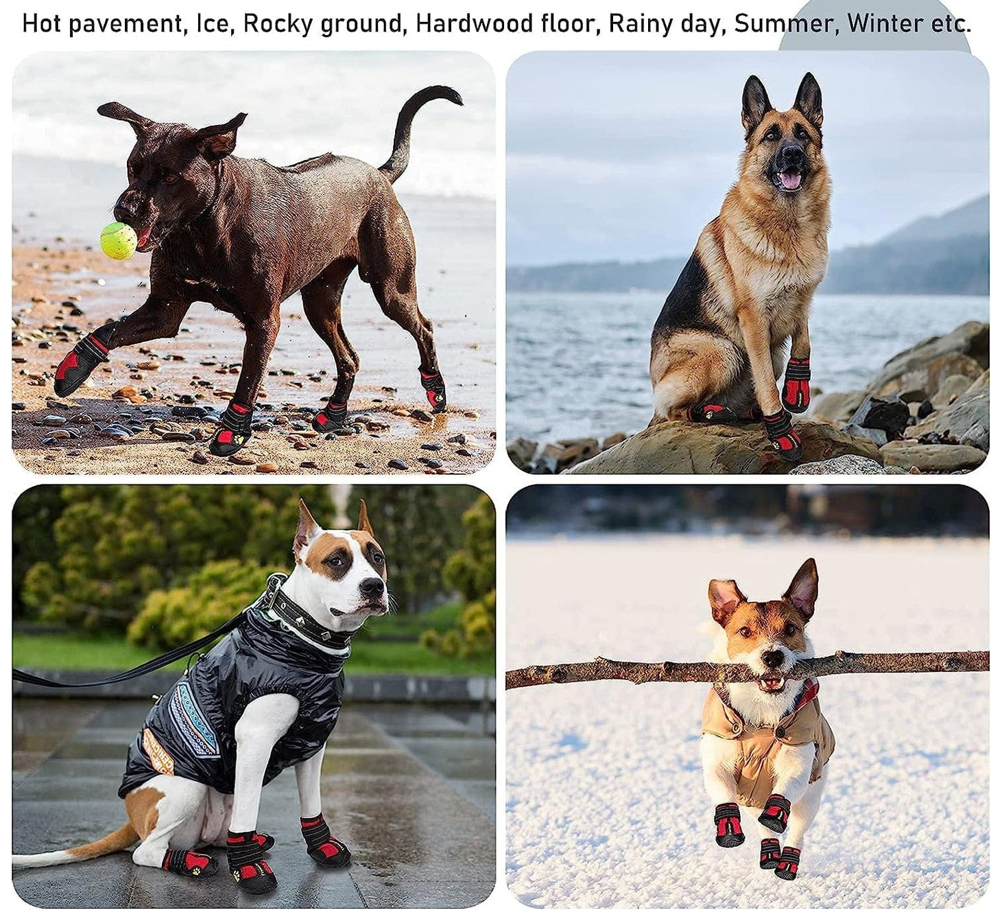 Waterproof Outdoor Dog Boots