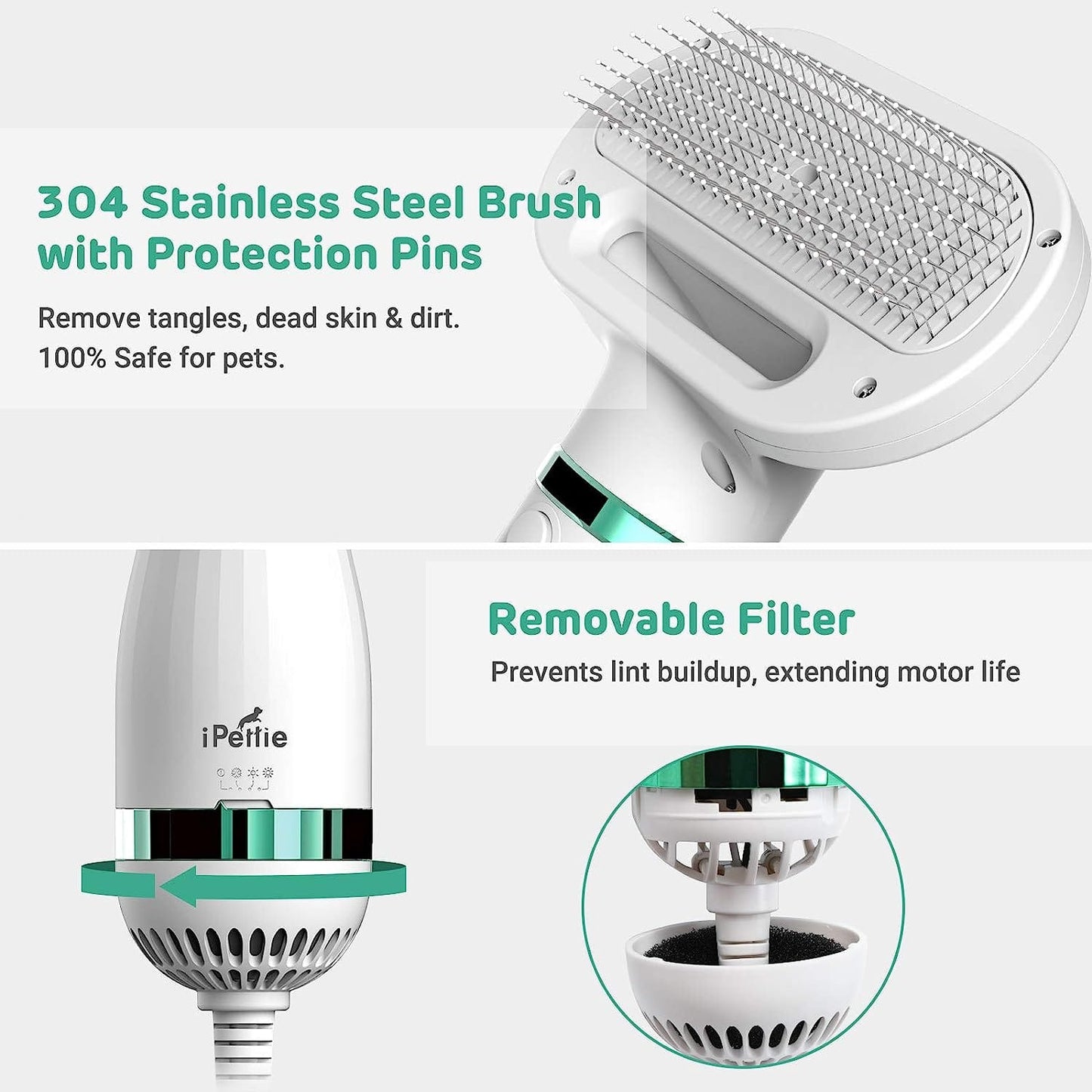 Ez Groom Pet Hair Dryer Comb