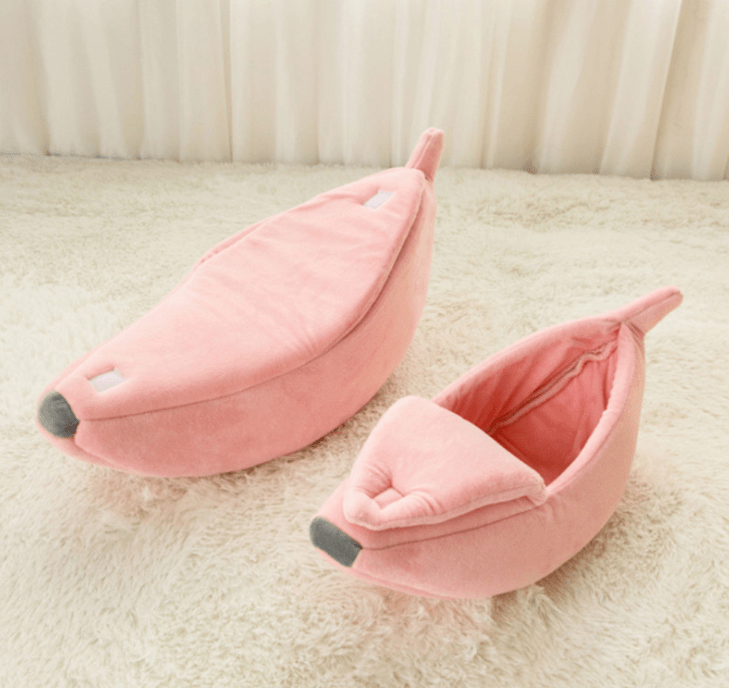 Kawaii Banana Pod Pet Bed