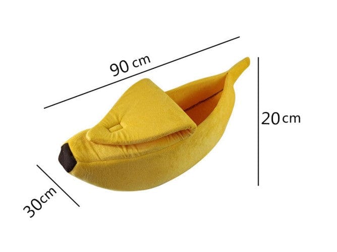 Kawaii Banana Pod Pet Bed