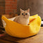 Kawaii Banana Pod Pet Bed