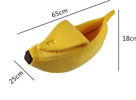 Kawaii Banana Pod Pet Bed