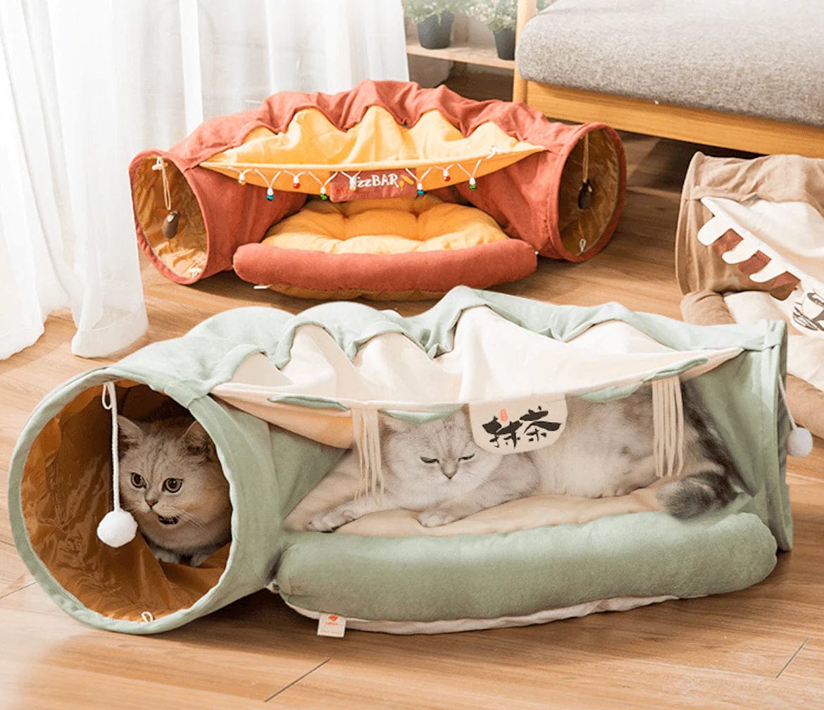 Plush Burrowing Cat Tunnel