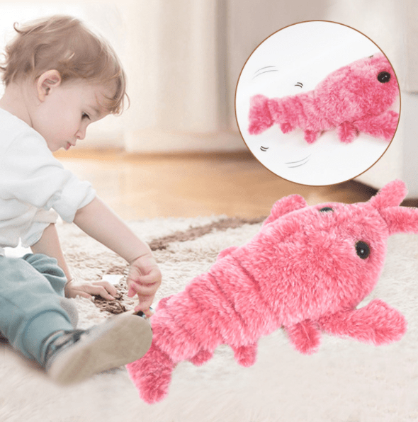 Jumping Lobster Plushie Toy