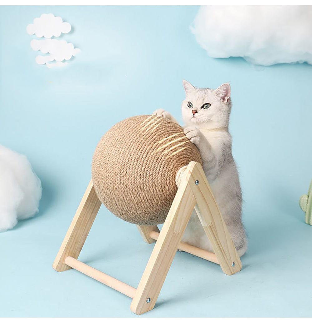 Rolling Cat Scratching Toy