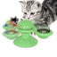 Windmill Rotating Suction Cup Spinning Cat Toy