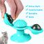 Windmill Rotating Suction Cup Spinning Cat Toy